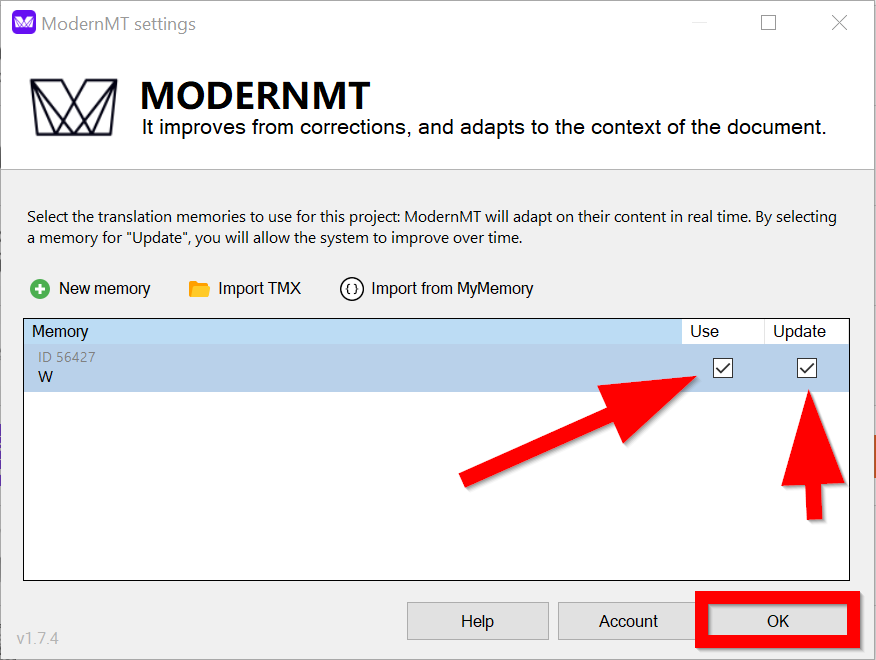 How to set up the memoQ plugin for ModernMTpic7